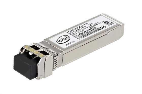 Intel FTLX8574D3BCV-IT 1G / 10G 850nm Multimode Datacom SFP + وحدة الإرسال والاستقبال الضوئية