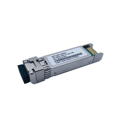 10G SFP + ZR + 1550nm 80km 100km 120km SMF طويل المدى جهاز الإرسال والاستقبال البصري