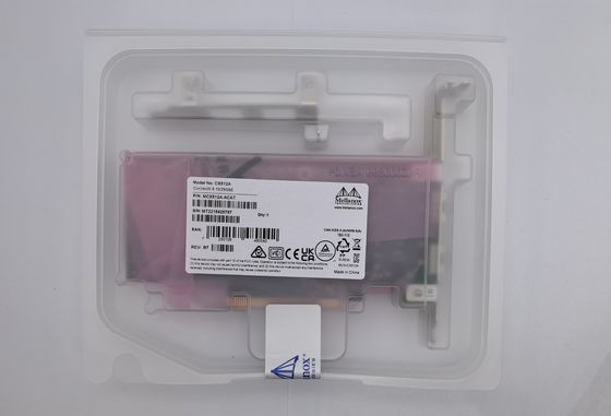 بطاقة توسيع محول شبكة PCIe Mellanox Connectx-5 3.0x8 25Gbit Dual SFP28 تدعم InfiniBand لمركز بيانات الذكاء الاصطناعي