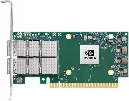 بطاقة محول لاسلكي داخلية للخادم NVIDIA MCX621202AC-ADAT 25GbE مزدوجة المنفذ SFP28 PCI Express 4.0 X16 متوفرة