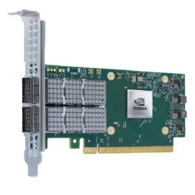 بطاقة شبكة Mellanox MCX654106A-HCAT Connect-6 مزدوجة المنفذ SFP56 200GbE للخادم اللاسلكي الداخلي لمركز البيانات PCIe في المخزون