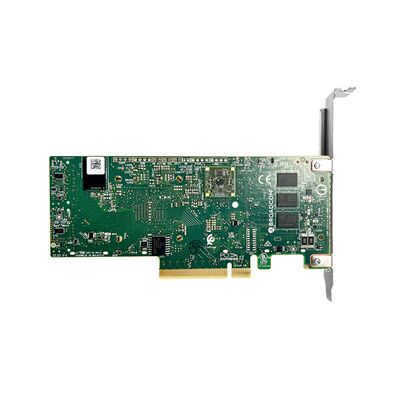 استخدمت Broadcom MegaRaid 9560-8i/16i Raid Card 8/16 منافذ SCSI SAS/SATA/Nvme وحدة تحكم تخزين خادم PCIE الداخلية