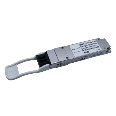 وحدة 100G QSFP28 قابلة للتوصيل الساخن 100GBASE-ZR4 80KM لمحول شبكة SFP