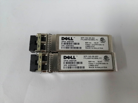 0N8TDR Dell Transceiver SFP + 10GbE SR 850 نانومتر 300 م دوبلكس LC