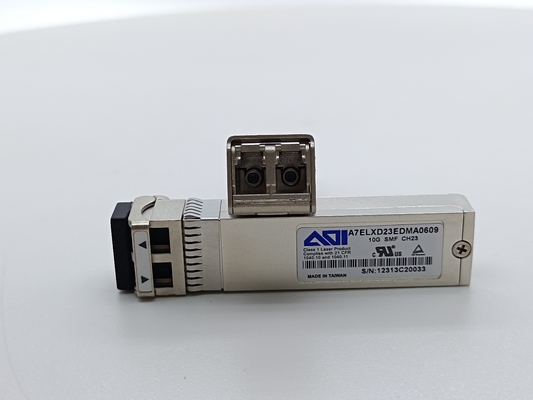 جهاز إرسال واستقبال مزدوج LC 10G SMF 40 كم SFP + DWDM أصلي AOI A7ELXD23EDMA0609
