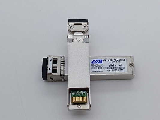 جهاز إرسال واستقبال مزدوج LC 10G SMF 40 كم SFP + DWDM أصلي AOI A7ELXD23EDMA0609
