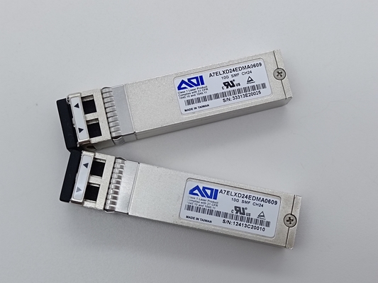 متوافق مع AOI A7ELXD24EDMA0609 SFP + DWDM Dual LC 10G SMF 40km جهاز الإرسال والاستقبال