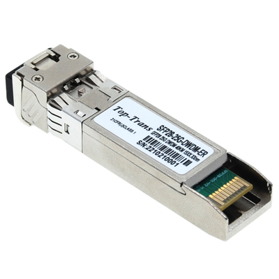 TOP-Trans 25G DWDM SFP + 40KM C باند L النطاق البصري الإرسال والاستقبال 50 جيجا هرتز 100 جيجا هرتز