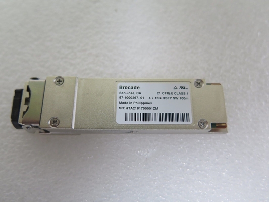 57-1000497-01 XBR-000466 64G FC SFP + جهاز الإرسال والاستقبال ELWL 25 كم لـ Brocade G720