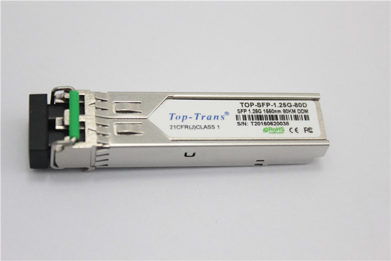 Fortinet FR-TRAN-ZX جيجابت إيثرنت SFP جهاز الإرسال والاستقبال البصري المفرد 1550 نانومتر 80 كيلومتر