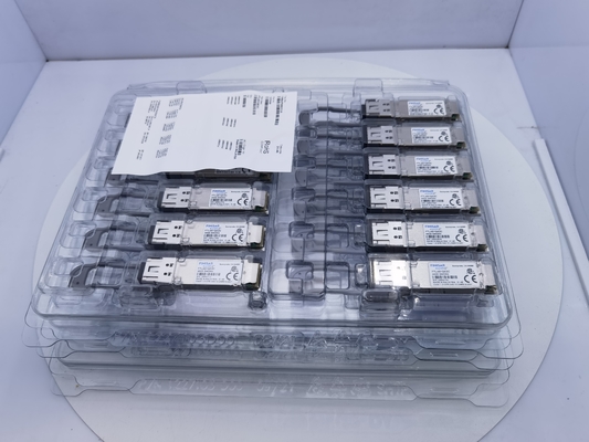 Finisar FTL4S1QE2C SWDM4 QSFP + جهاز الإرسال والاستقبال البصري لشبكة إيثرنت 40G على الوجهين MMF