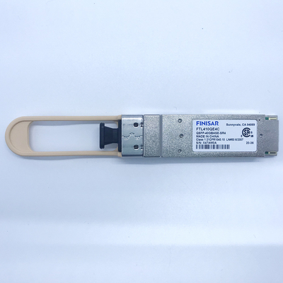 FTL410QE4C 40BASE-SR4 QSFP + Gen4 جهاز الإرسال والاستقبال البصري للاختراق إلى 4 X 10GBASE-SR Ethernet