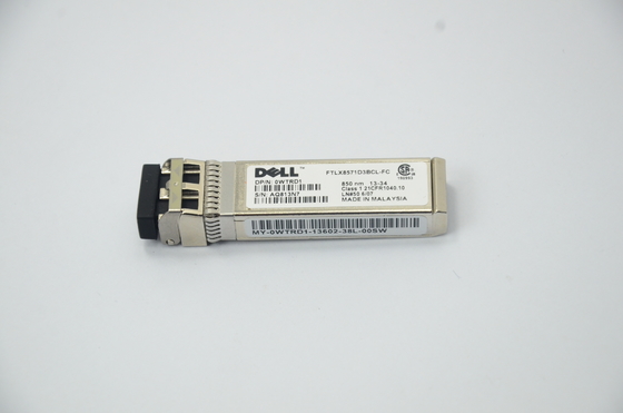 Dell FTLX8571D3BCL-FC 10Gb / S 850nm Multimode SFP + وحدة الإرسال والاستقبال الضوئية