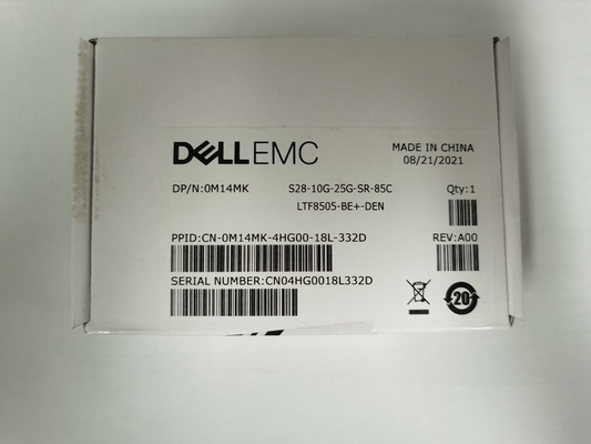وحدة الإرسال والاستقبال الضوئية Dell EMC S28-10G-25G-SR-85C LTF8505-BE + -DEN 0M14MK