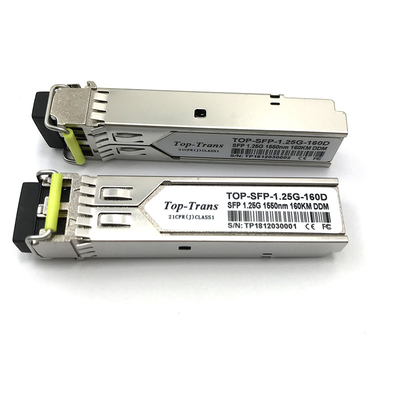 جونيبر SFP-1GE-EZX-160 1.25G SFP Transceiver 1550nm 160km وضع فردي
