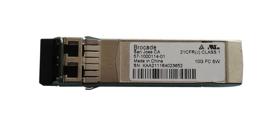 الوحدة الضوئية Brocade 57-1000130-01 10G-SFPP-USR FC SFP + جهاز الإرسال والاستقبال 10G 850nm 100m Duplex LC MMF