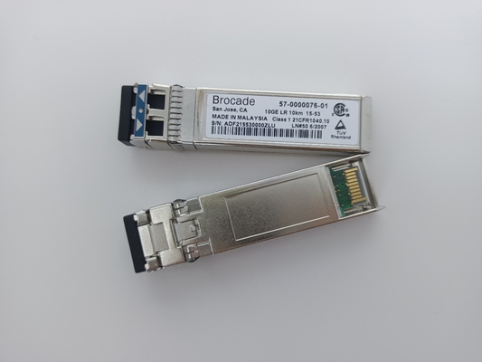 Brocade 57-0000076-01 FC SFP Transceiver XBR-000182 10GBASE-LR SFP + 1310nm 10G LWL الوحدة البصرية