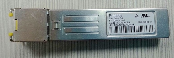 بروكيد 57-1000042-01 XBR-000190 SFP جهاز الإرسال والاستقبال 1G النحاس 1000BSAE-T RJ45 الوحدة البصرية