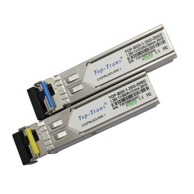 سيسكو GLC-BX-20U 1.25G BIDI SFP 1310nm 1550nm 20km SMF Simplex LC Transceiver