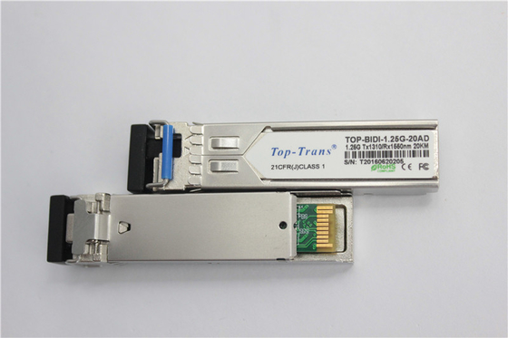 سيسكو GLC-BX-20U 1.25G BIDI SFP 1310nm 1550nm 20km SMF Simplex LC Transceiver