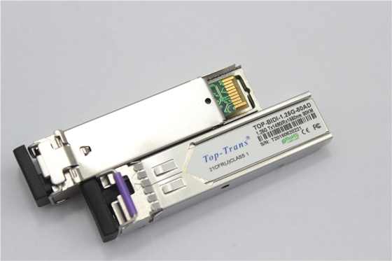 Cisco GLC-BX80-UA 1.25G BIDI SFP 1490nm 1550nm 80km SMF Simplex LC Transceiver