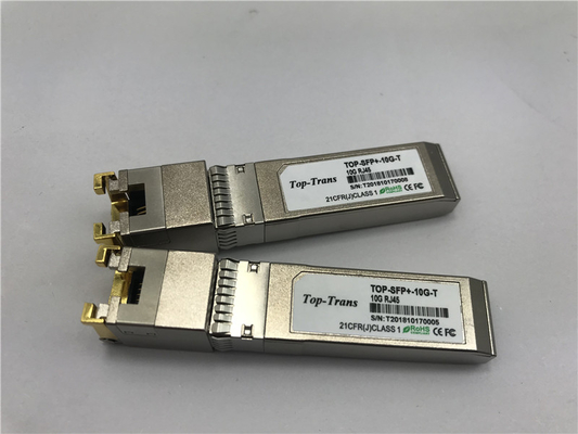 Mellanox MFM1T02A-T 10GBASE-T متوافق مع 10G النحاس RJ45 SFP + جهاز الإرسال والاستقبال