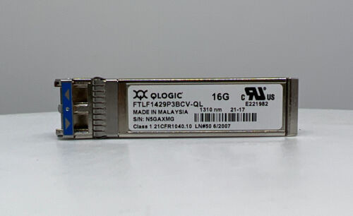 1310nm 16Gb 10km LR SFP + وحدة الإرسال والاستقبال البصرية Qlogic FTLF1429P3BCV-QL