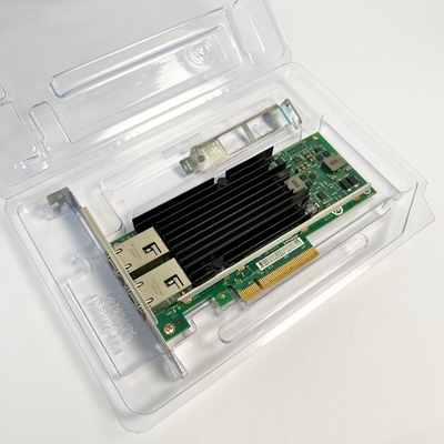 Intel X540-T2 10Gb PCIe PCI Express X8 Ethernet Network Adapter واجهة القناة الليفية