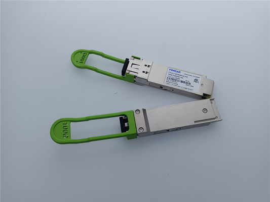 وحدة الإرسال والاستقبال البصرية الأصلية Finisar 2km 100G CWDM4 QSFP28 مع FEC
