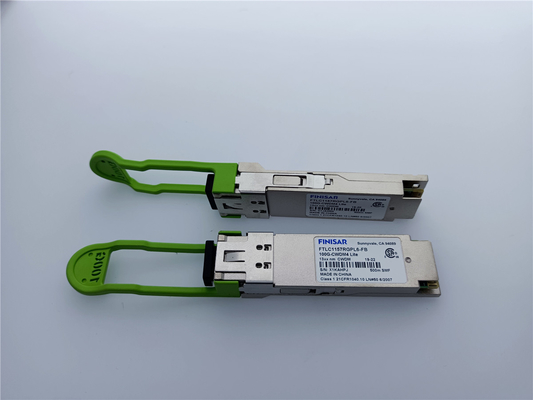 وحدة الإرسال والاستقبال البصرية الأصلية Finisar 2km 100G CWDM4 QSFP28 مع FEC