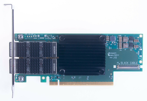 Mellanox MCX653106A-ECAT HPE P24249-001 InfiniBand HDR 100GbE QSFP56 PCIe محول NIC