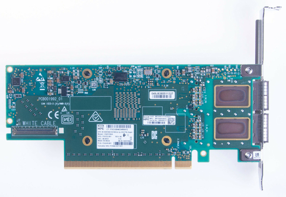 Mellanox MCX653106A-ECAT HPE P24249-001 InfiniBand HDR 100GbE QSFP56 PCIe محول NIC