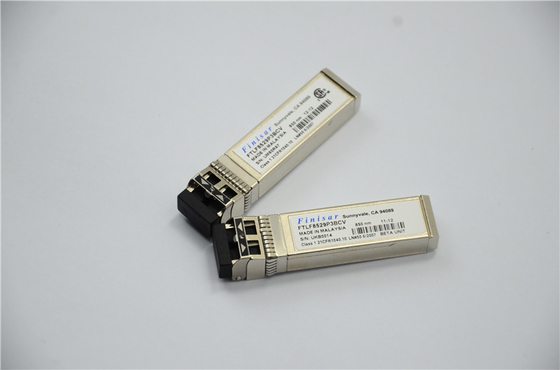 FTLF8529P3BCV-QL 16G SFP + 850nm الطول الموجي القصير وحدة الإرسال والاستقبال الضوئية القابلة للتوصيل السريع
