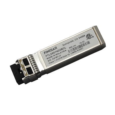 وحدة Finisar البصرية الأصلية FTLX8574D3BCL 10Gb/S 850nm Transceiver SFP+ متعدد الوسائط