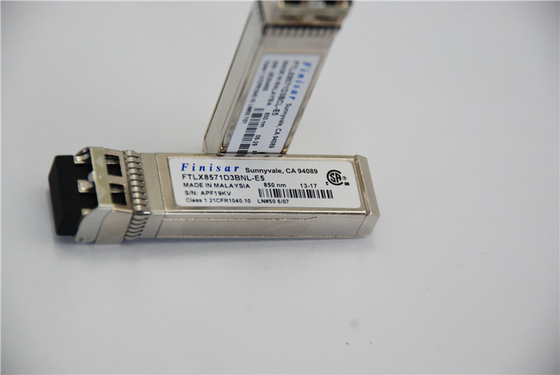 منتج Finisar الأصلي FTLX8571D3BNL المتوافق مع وحدة 10Gb / S 850nm SFP + Transceiver Optical Datacom