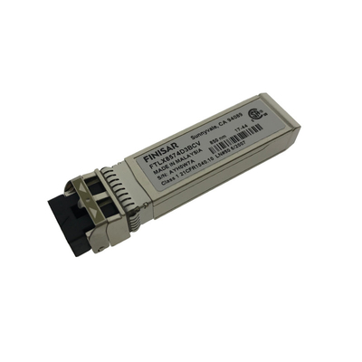 جهاز Finisar الصناعي الأصلي FTLX8574D3BCL 10Gb/S 850nm MMF SFP+ Transceiver