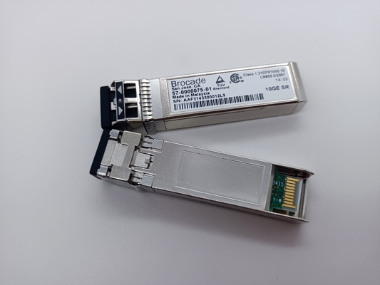 بروكيد 57-0000075-01 XBR-000180 جهاز إرسال بصري 10G-SR MMF SFP+ - LC 300m 850nm وحدة DDM