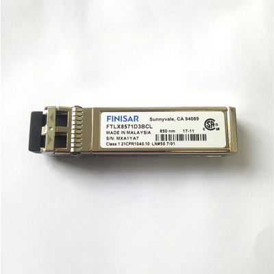 FTLX8571D3BCL FINISAR وحدات البصرية 10Gb / s 850nm متعدد SFP + جهاز الاستقبال البصري