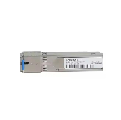 GPON OLT C++++SFP جهاز استقبال بصري 1490/1310nm 20km SC Connector الألياف الضوئية للشبكة FTTH ONT IP 4G 5G WIFI 1550nm