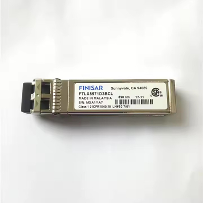 Finisar FTLX8571D3BCL 10Gb/s 850nm Multimode Datacom SFP+ Transceiver Optic لـ 10G Ethernet MPO POE 4G متوافق مع SM
