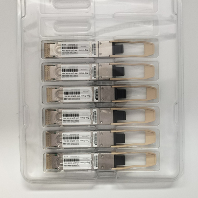 75m OM3 المسافة 100G QSFP28 SR4 الشبكة المتقدمة لأفضل أداء