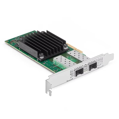 Mellanox MCX512A-ADAT ConnectX-5 بطاقة محول شبكة مزدوجة 25GbE SFP28 PCIe 4.0 X8 - أداء عالٍ وزمن وصول منخفض