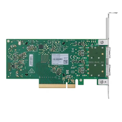 Mellanox MCX512A-ADAT ConnectX-5 بطاقة محول شبكة مزدوجة 25GbE SFP28 PCIe 4.0 X8 - أداء عالٍ وزمن وصول منخفض
