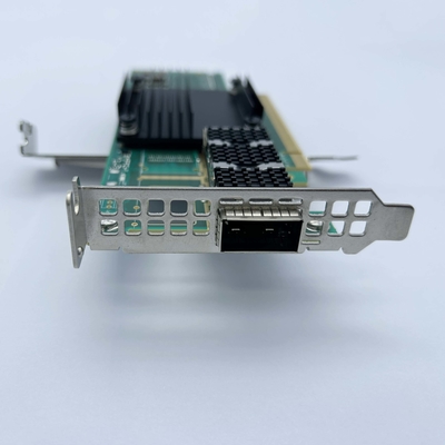 Mهايلاكس كونكت إكس-6 VPI MCX653105A-ECAT 100GbE إنفينيباند EDR HDR100 محول خادم RDMA PCIe 4.0 X 16 QSFP56 واحد
