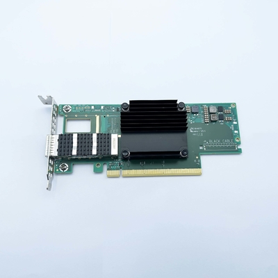 Mهايلاكس كونكت إكس-6 VPI MCX653105A-ECAT 100GbE إنفينيباند EDR HDR100 محول خادم RDMA PCIe 4.0 X 16 QSFP56 واحد