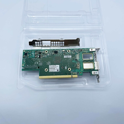 Mهايلاكس كونكت إكس-6 VPI MCX653105A-ECAT 100GbE إنفينيباند EDR HDR100 محول خادم RDMA PCIe 4.0 X 16 QSFP56 واحد