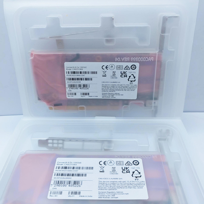 بطاقة محول Mellanox ConnectX-6 Dx 100GbE مزدوجة المنفذ QSFP56 EN واجهة PCIe للخادم والكمبيوتر معتمدة من Rohs ومخزنة