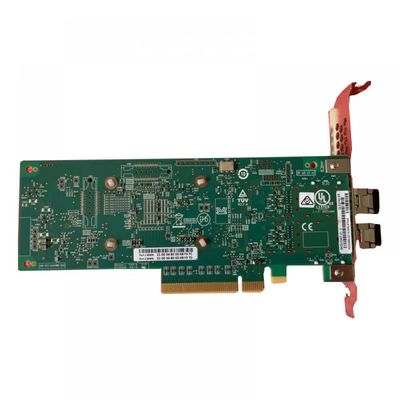 QLE2742-SR-CK PCIe 3.0 منفذ مزدوج 32GFC SR-Optic SFP Adapter قناة الألياف الضوئية 32Gb لمعدات الألياف الضوئية