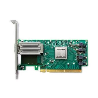 MCX515A-CCAT Mellanox ConnectX-5 محول شبكة 100GbE بمنفذ واحد QSFP28 PCIe 3.0 X16 EN ل منصات تخزين السحاب