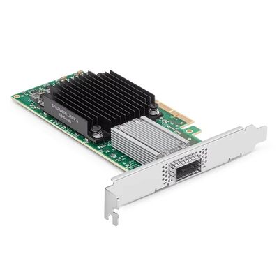 MCX515A-CCAT Mellanox ConnectX-5 محول شبكة 100GbE بمنفذ واحد QSFP28 PCIe 3.0 X16 EN ل منصات تخزين السحاب